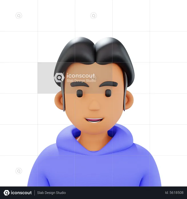 Hombre  3D Icon