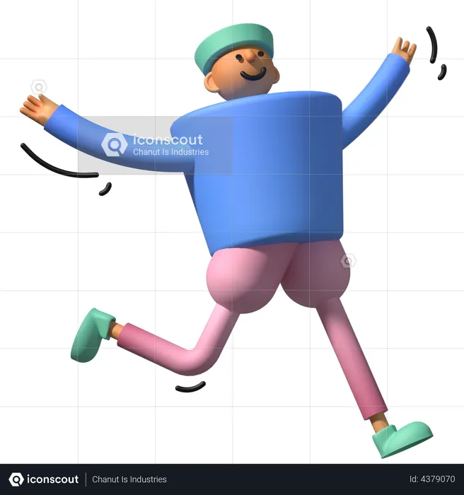 Hombre feliz Emoji 3D Emoji