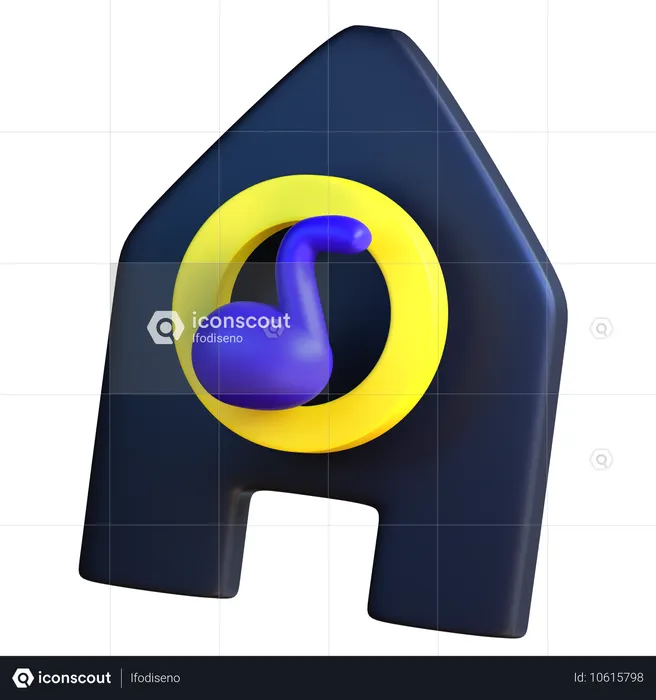 Home  3D Icon