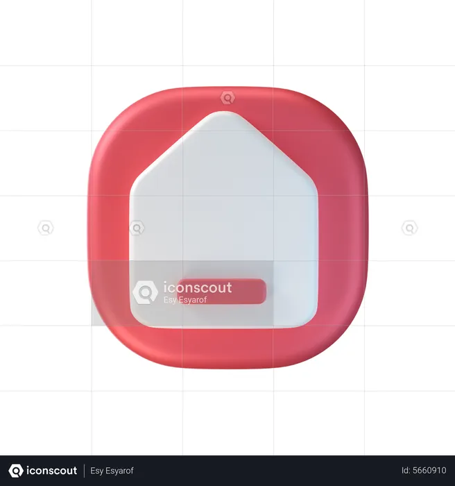 Home  3D Icon