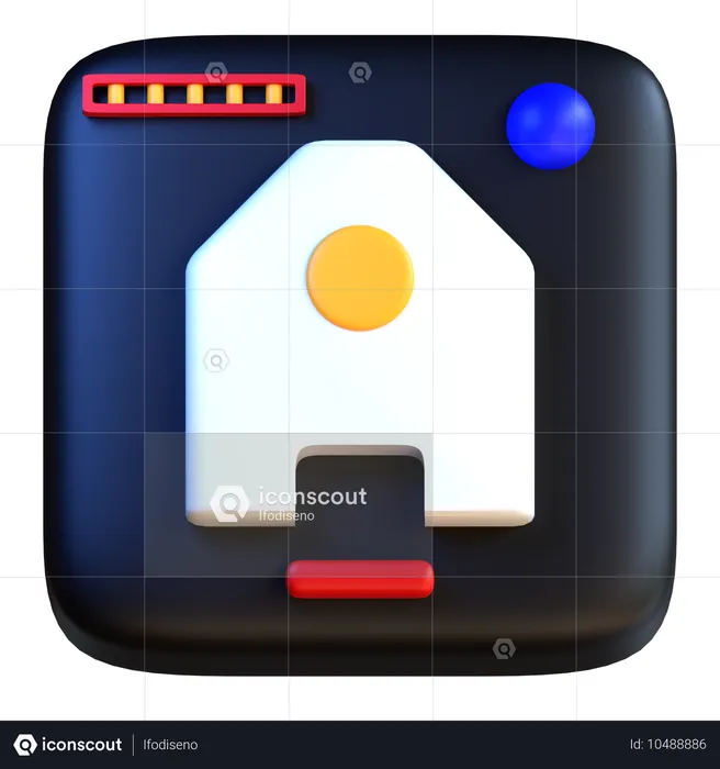 Home  3D Icon