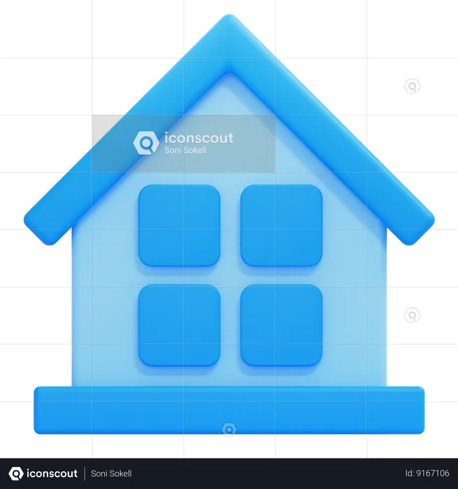 Home  3D Icon