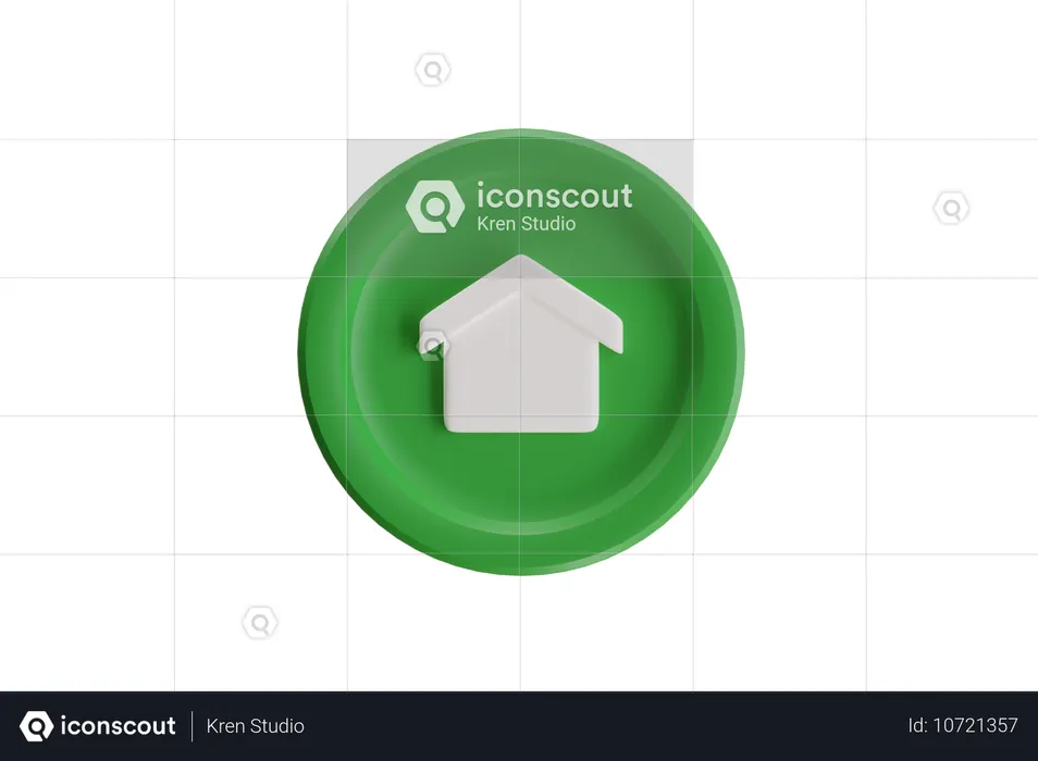 Home  3D Icon