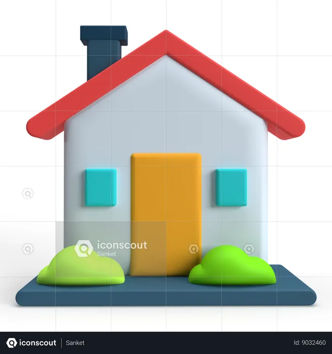 Home  3D Icon