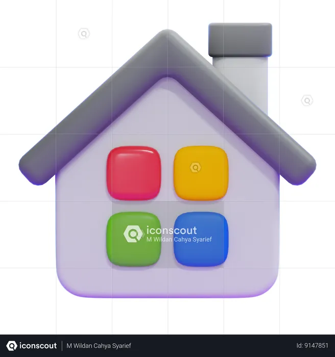 HOME  3D Icon