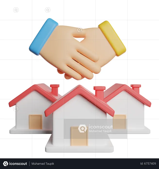 Home Agreement  3D Icon