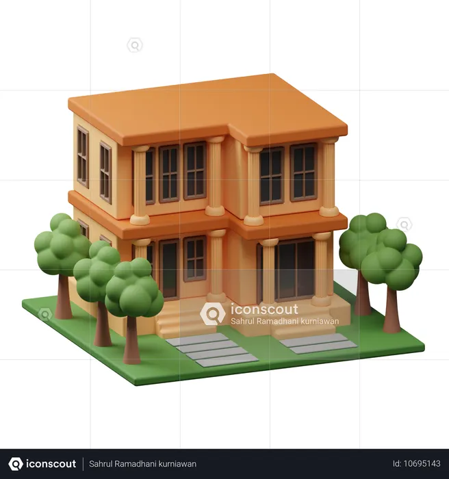 Home building  3D Icon