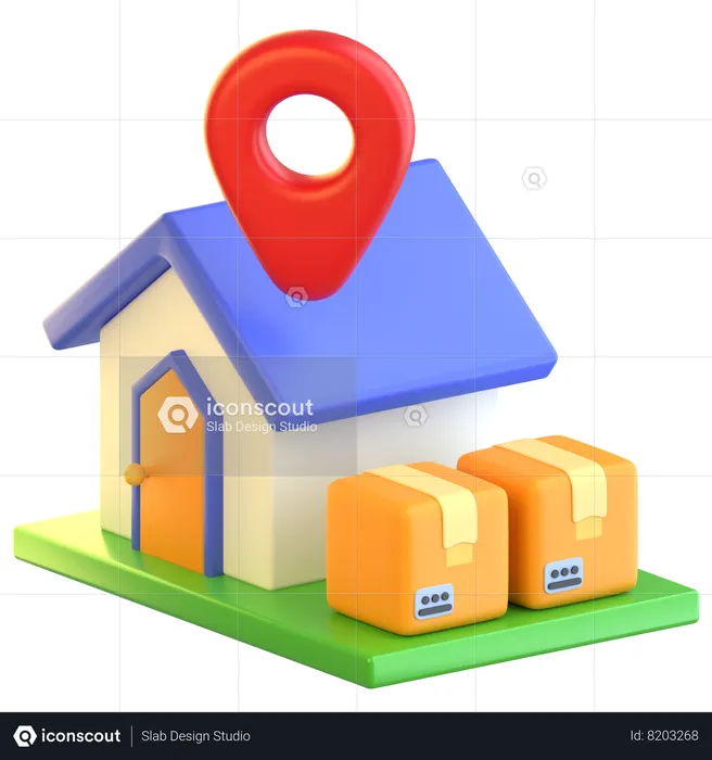 Home Delivery  3D Icon