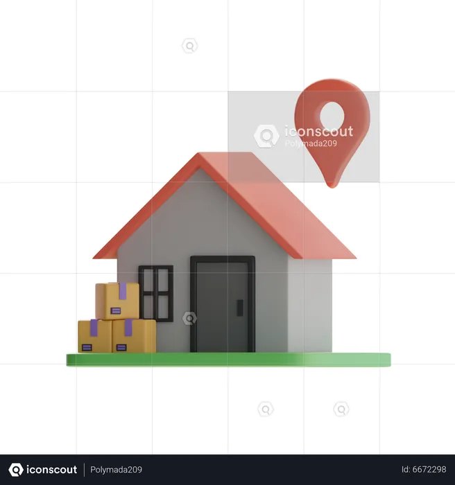 Home Delivery  3D Icon