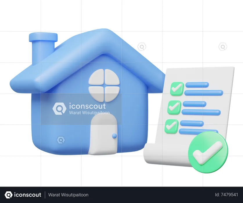 Home Inspection  3D Icon