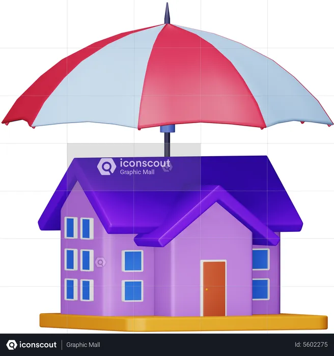 Home Insurance  3D Icon