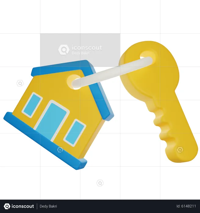 Home Key  3D Icon