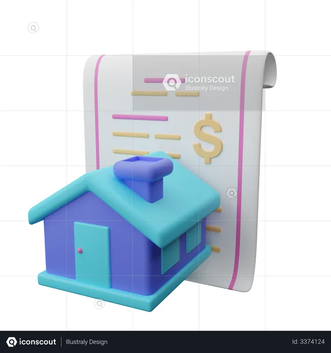 Home loan  3D Icon