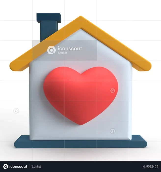 Home Love  3D Icon