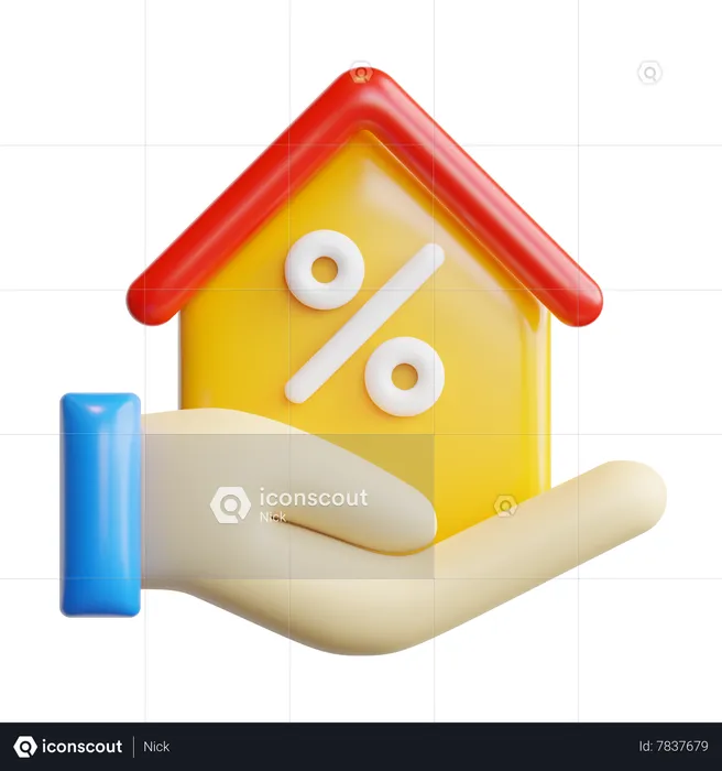 Home Mortgage  3D Icon