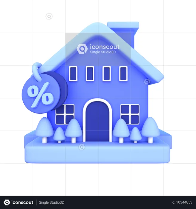 Heimrabatt  3D Icon