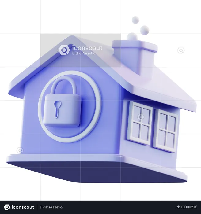 Home Security  3D Icon