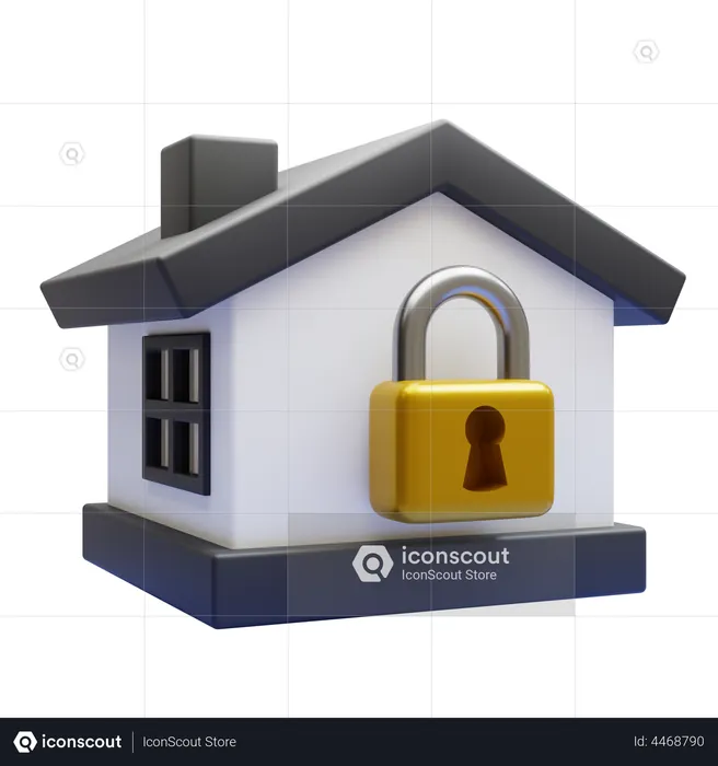 Home Security  3D Icon