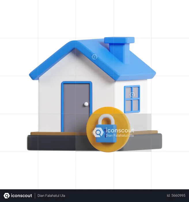 Home Security  3D Icon