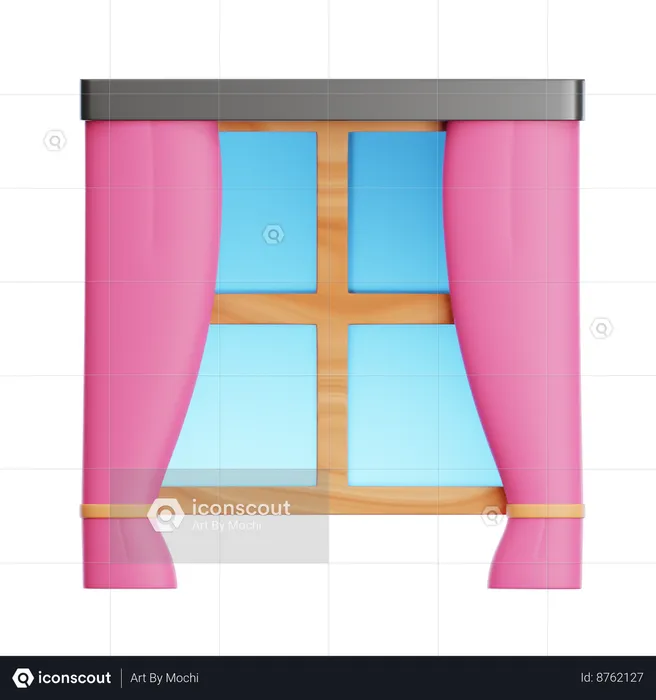 Home Window  3D Icon