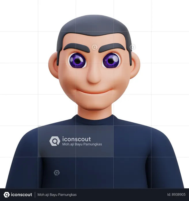 Homem  3D Icon