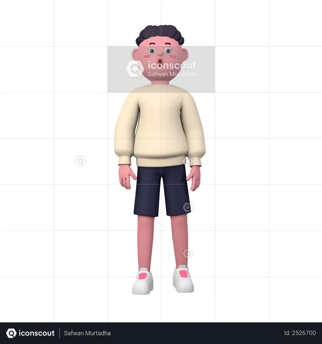 Homem  3D Illustration
