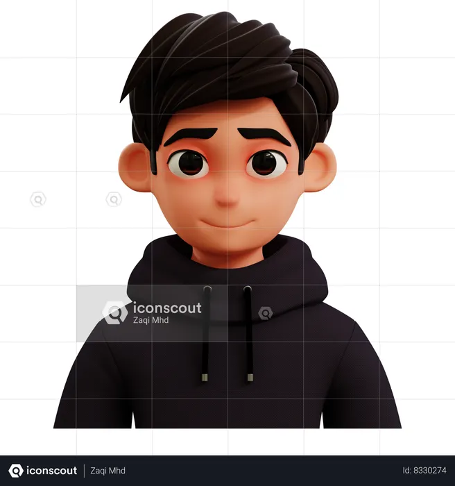 Homem avatar  3D Icon