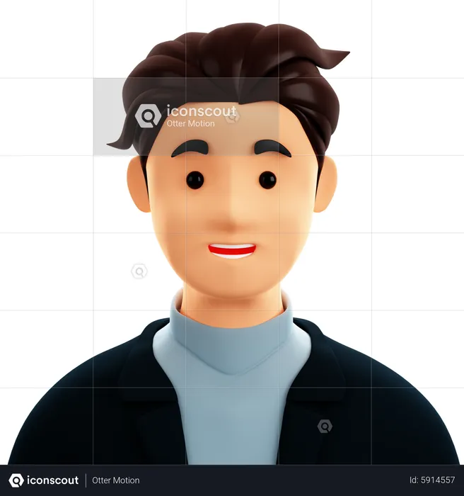 Homem de negócios  3D Icon