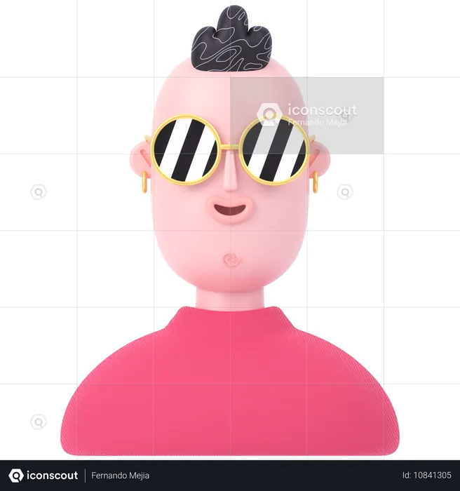 Homme  3D Icon