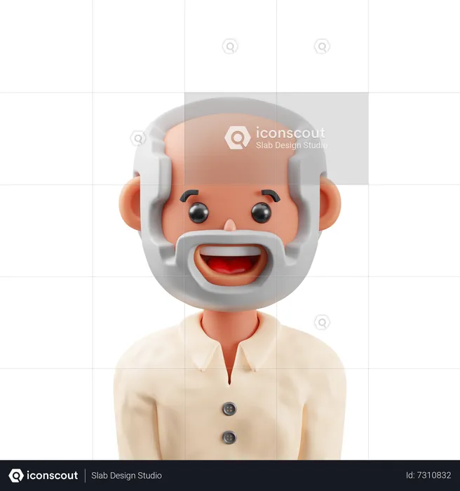 Homme indien  3D Icon