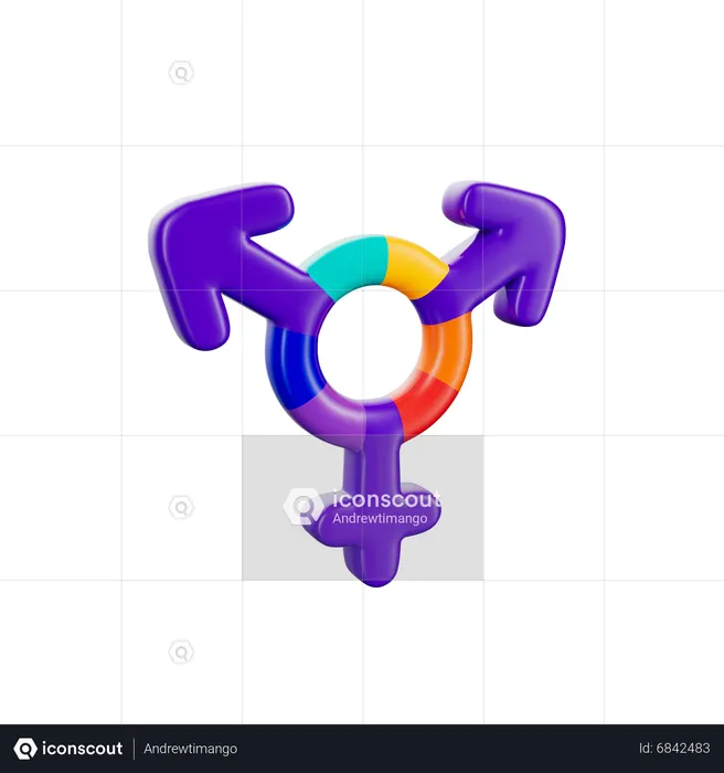Homosexual Symbol  3D Icon