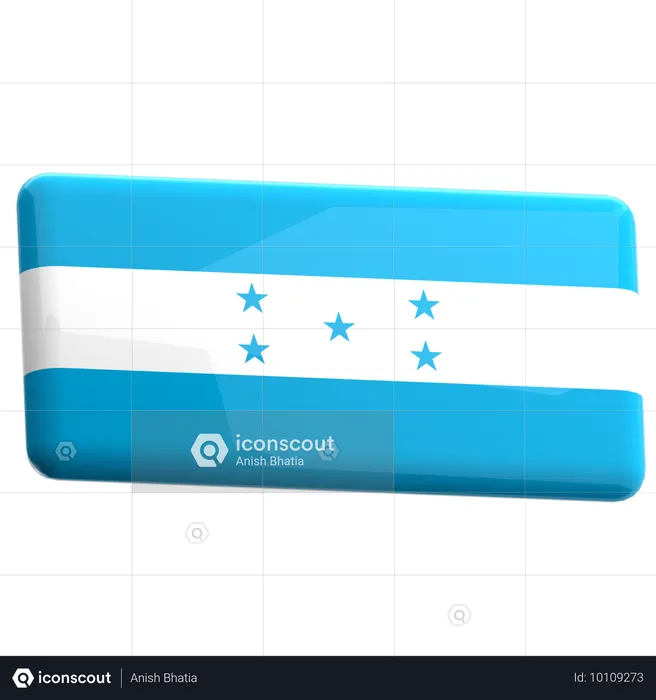 Honduras Flag 3D Icon