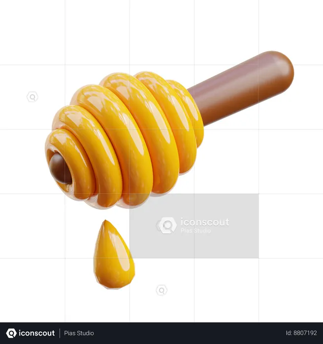 Honey  3D Icon