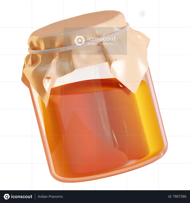 Honey  3D Icon