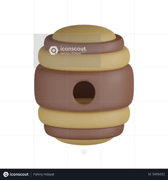 Honey Barrel  3D Icon