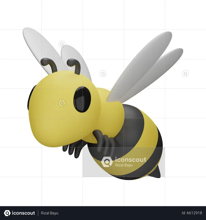 Honey Bee  3D Icon