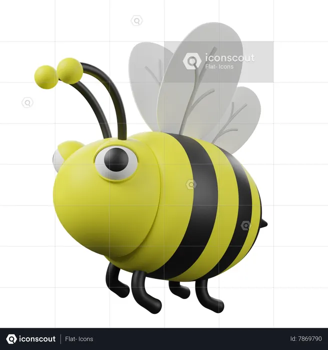 Honey Bee  3D Icon
