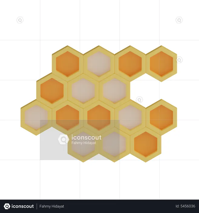 Honey Bee Hive  3D Icon