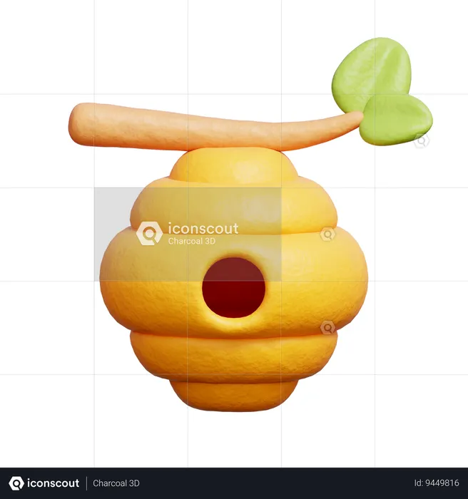 Honey Beehive  3D Icon