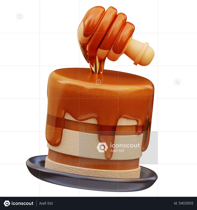 Honey Cake  3D Icon