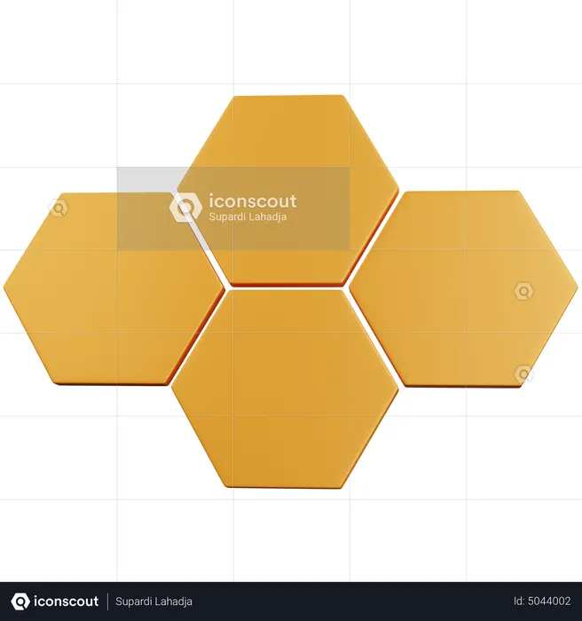 Honey Comb  3D Icon