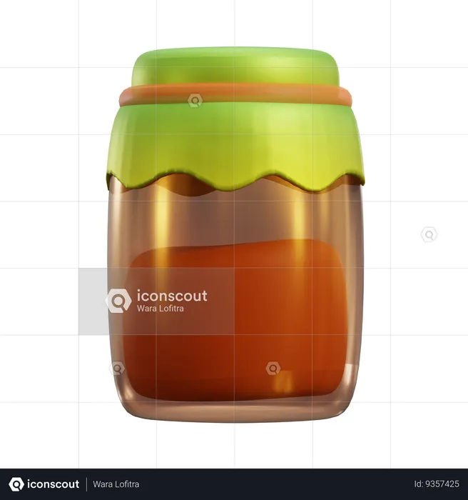 Honey Jar  3D Icon