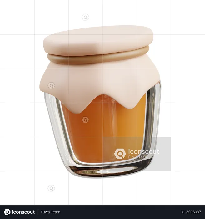 Honey Jar  3D Icon