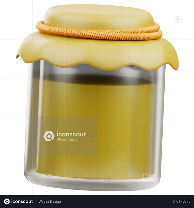 Honey Jar  3D Icon