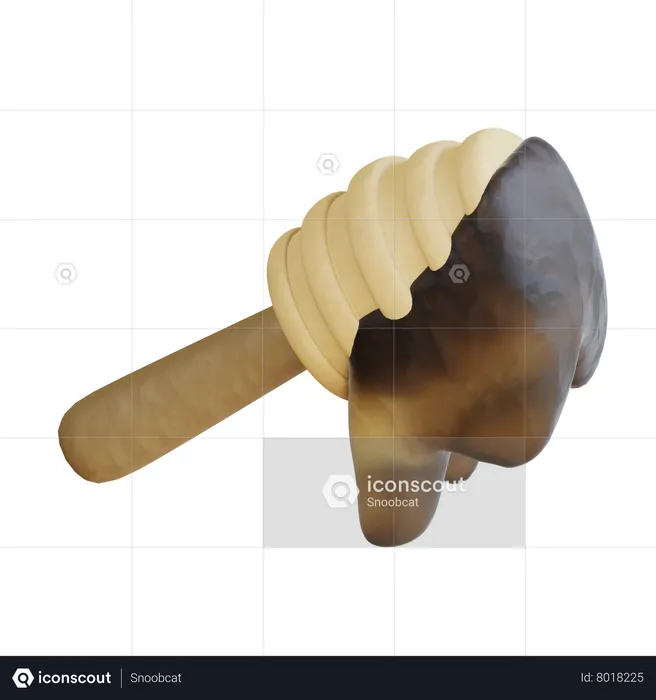 Honey Spoon  3D Icon