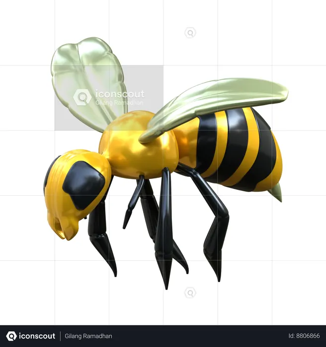 Honeybee  3D Icon