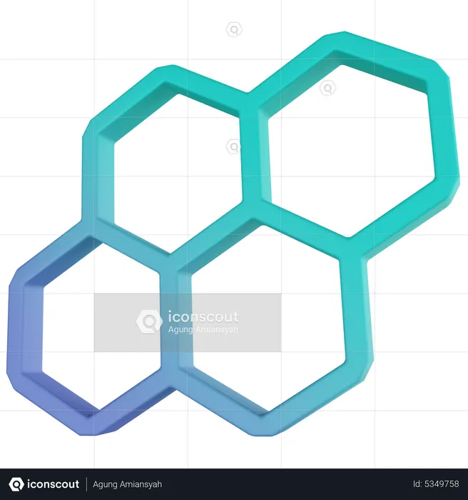 Honeycomb  3D Icon