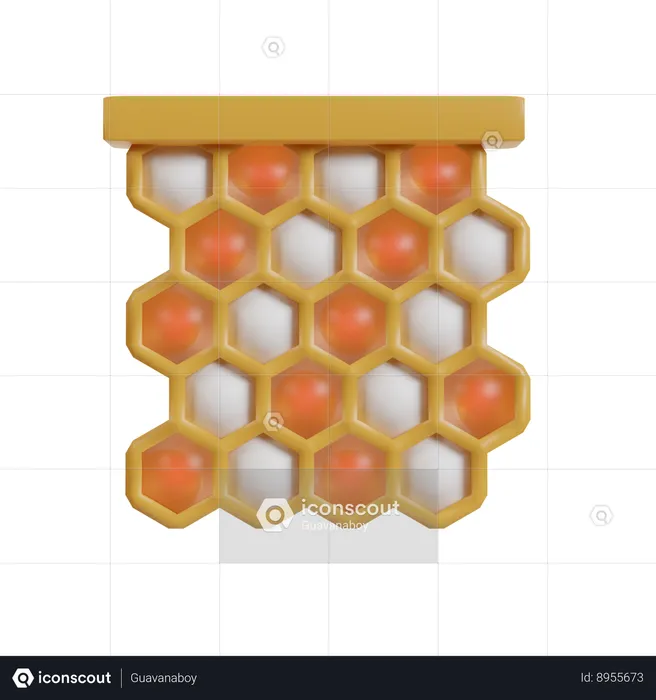 Honeycomb  3D Icon