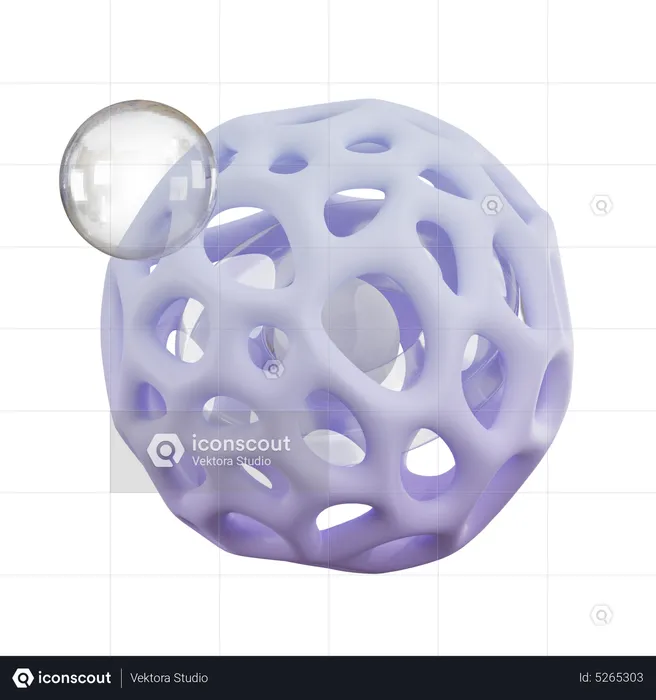 Honeycomb Shapes  3D Icon