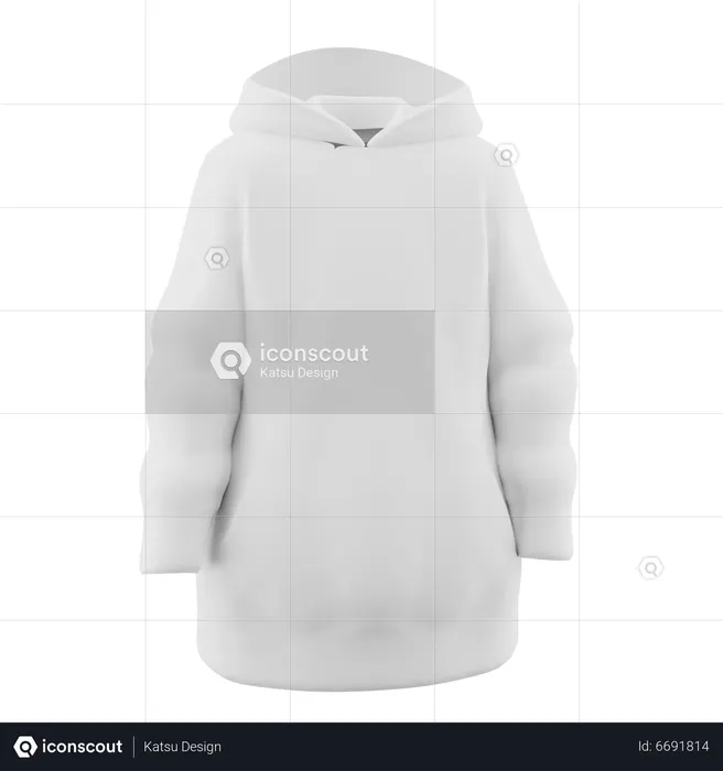 Hoodie  3D Icon